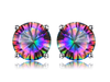 Rainbow Topaz Earrings