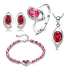 Eye Ruby Jewelry Sets