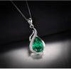 Water Drop Emerald Pendant
