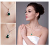 Water Drop Emerald Pendant
