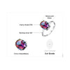 Oval Rainbow Fire Mystic Topaz Ring