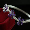 Natural Gemstone Amethyst Bangles