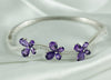 Natural Gemstone Amethyst Bangles