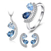 Blue Topaz Jewelry Set