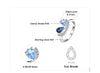Blue Topaz Jewelry Set
