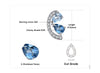 Blue Topaz Jewelry Set