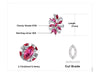 Amazing Red Ruby Clip On Earrings