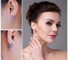 Amazing Red Ruby Clip On Earrings