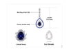 Blue Spinel Earrings