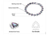 Triangle Stone Genuine Rainbow Fire Mystic Topaz Bracelet