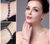 Triangle Stone Genuine Rainbow Fire Mystic Topaz Bracelet