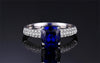 Square Shape Ring Pendant Earring Jewelry Set