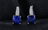 Square Shape Ring Pendant Earring Jewelry Set