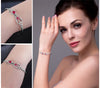 Forever Love Heart Ruby Bangle