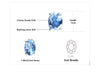 Natural Oval Blue Topaz Jewelry Set