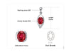 Eye Ruby Jewelry Sets