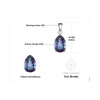 Pear Rainbow Fire Mystic Topaz Pendant