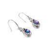 Rainbow Fire Mystic Topaz Dangle Earrings