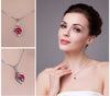 Red Ruby Heart Pendant