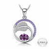 Alexandrite Sapphire Purple Cubic Zirconia Pendant