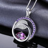 Alexandrite Sapphire Purple Cubic Zirconia Pendant