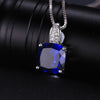 Square Shape Ring Pendant Earring Jewelry Set
