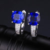 Square Shape Ring Pendant Earring Jewelry Set