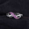 Infinity Sapphire Ring and Pendant
