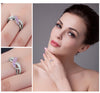Infinity Sapphire Ring and Pendant