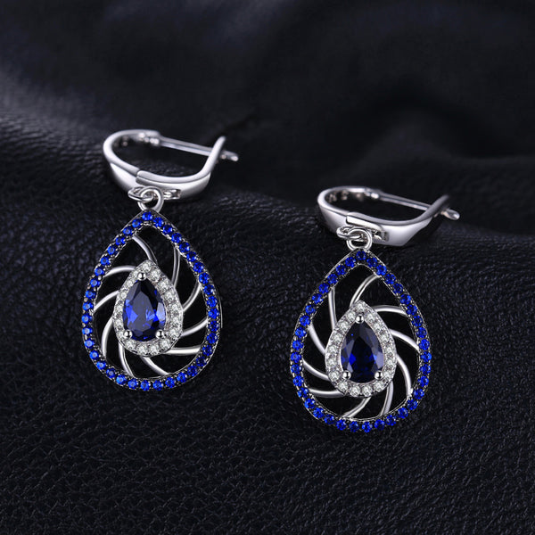 Blue Spinel Earrings