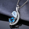 Blue Topaz Jewelry Set