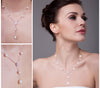 Cultured Pearl Box Chain Choker Strand Beads Necklace
