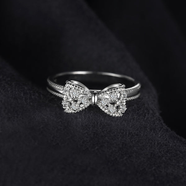 Bow Anniversary Wedding Ring