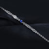 Marquise Created Blue Spinel Bracelet