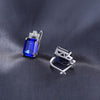 Luxury Blue Sapphire Earrings