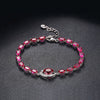 Red Ruby Link Bracelet