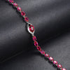 Red Ruby Link Bracelet