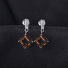 Smoky Quartz Pendant Earrings