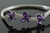 Natural Gemstone Amethyst Bangles