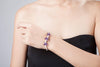 Natural Gemstone Amethyst Bangles