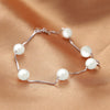Freshwater Cultured Pearl Link Strand Beads Bracelet