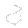 Freshwater Cultured Pearl Link Strand Beads Bracelet