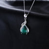 Water Drop Emerald Pendant
