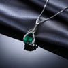 Water Drop Emerald Pendant