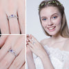 0.4ct Tanzanite Infinity Ring
