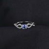 0.4ct Tanzanite Infinity Ring
