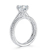 Double Twist Solitaire Ring