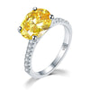 4ct Oval Citrine Ring