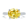 4ct Oval Citrine Ring
