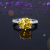 4ct Oval Citrine Ring